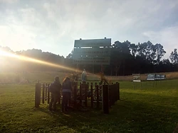 Amanecer en el Santuario